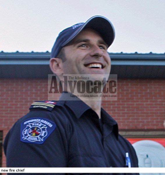 Bryan Hall was selected recently to take over the job as fire chief for the Athabasca Fire Department to replace Denis Mathieu, who stepped down at the end of November.