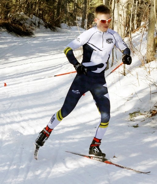 Michael MacIsaac-Jones, shown at the Aspen View Regional last month, was one of three locals to attend the recent youth nationals.