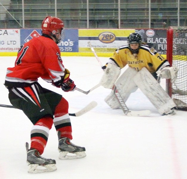 The status of AA hockey being back in Athabasca, in some form, is presently still up in the air and there is a chance that the local teams may be switching leagues.
