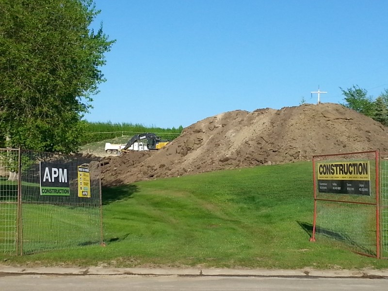 Excavation gets underway for the new Wildrose Villa Centre.