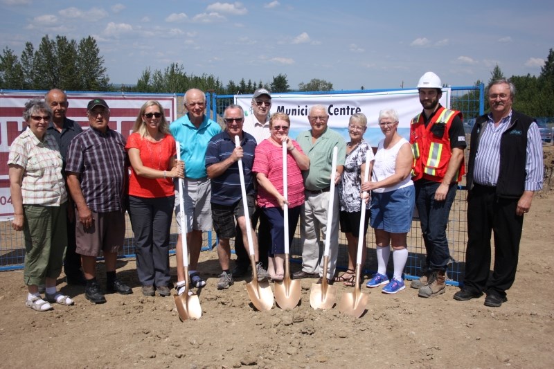 The village of Boyle hosted the sod-turning ceremony for the highly anticipated municipal centre on July 2. Representatives from the Village, Athabasca County, library and