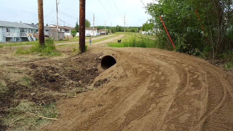 Phase 2 connects most of the Village of Boyle to the historic walking trail..