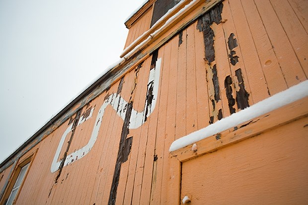 The caboose retired from the rails to a cushy job as a tourist information centre, but it has fallen into disrepair over the years.