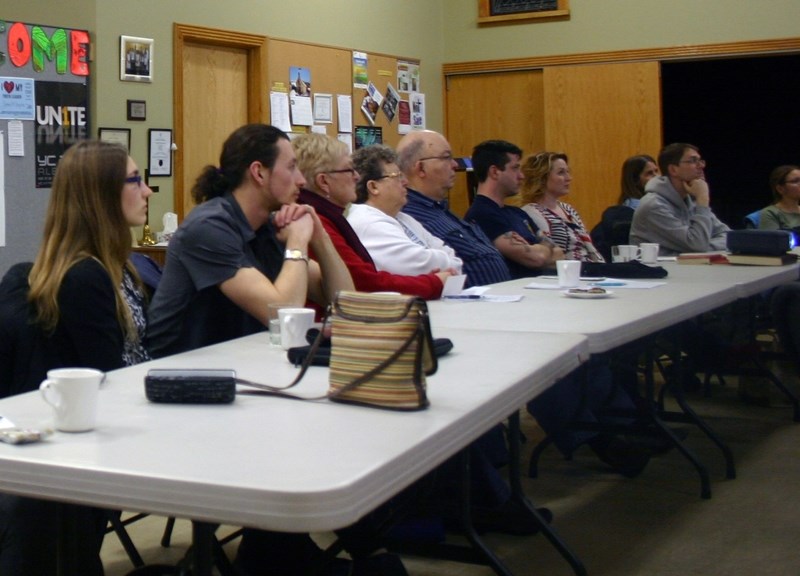 Around 20 Colinton area residents came out on Thursday to hear about sponsoring a Syrian family.