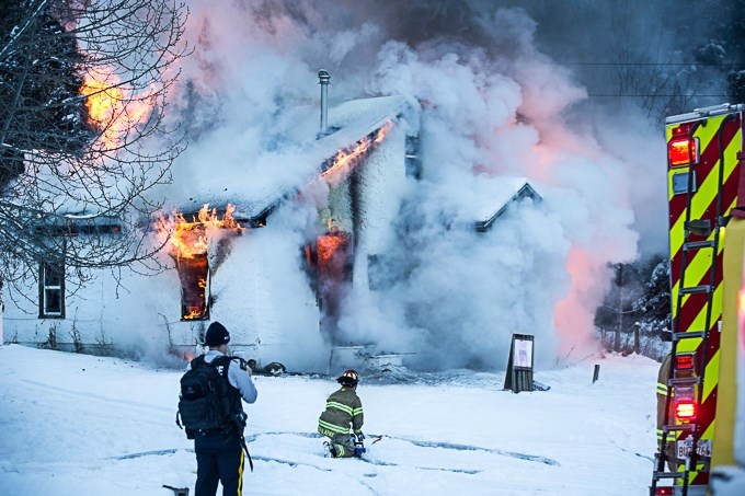 No one was injured after a house fire on East Hill on Jan. 15. Athabasca RCMP and the Athabasca Fire Department arrived on scene at about 3 p.m.