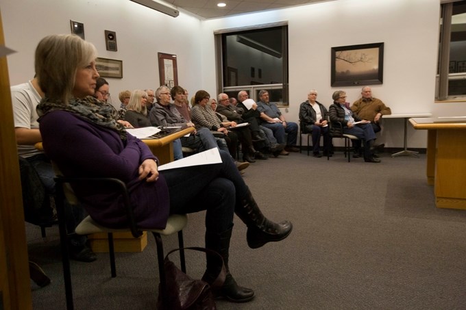 The Town of Athabasca&#8217;s council meeting drew about 20 people on Mar. 1.