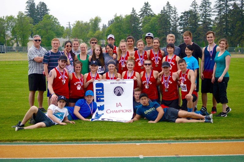 The Boyle School track and field team brought home 28 medals from the 1A North Central Division championships in Edmonton on May 19.