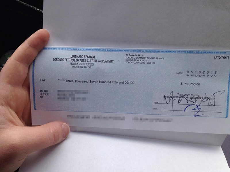 A Westlock woman was sent a $3,750 cheque for an Ontario festival after replying to a job ad that turned out to be a scam.
