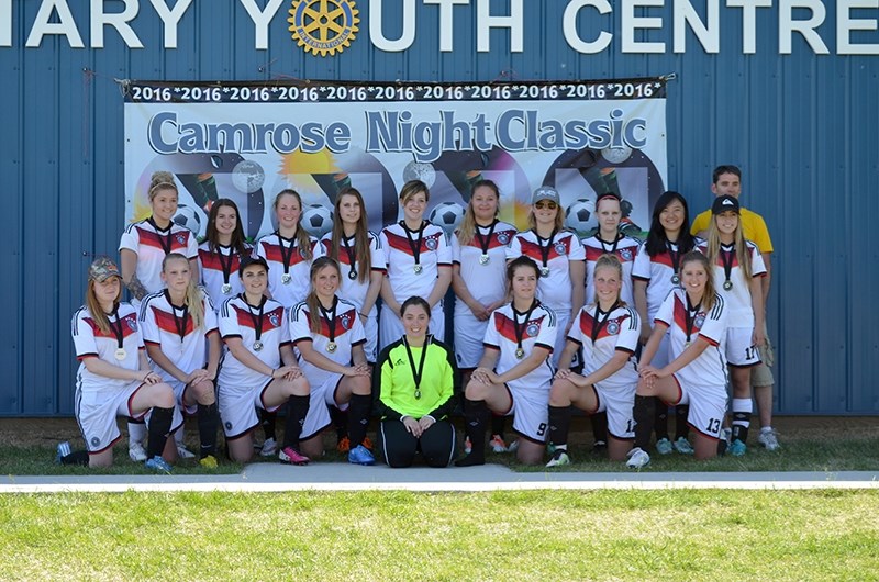 After winning gold in their Sherwood Park Tournament on May 29, the Black Widows added a silver medal to their trophy cases at the Camrose tournament June 3-5.