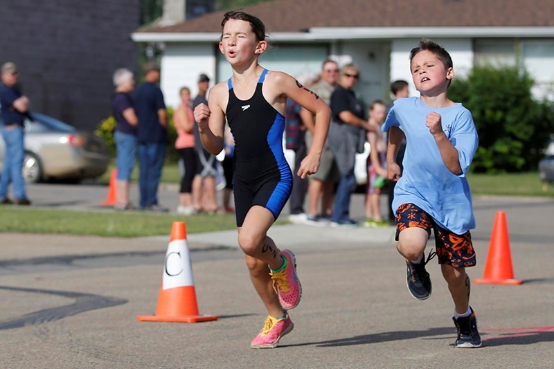 Kids will have their first splash at the competition with the Kids of Steel races on July 16.