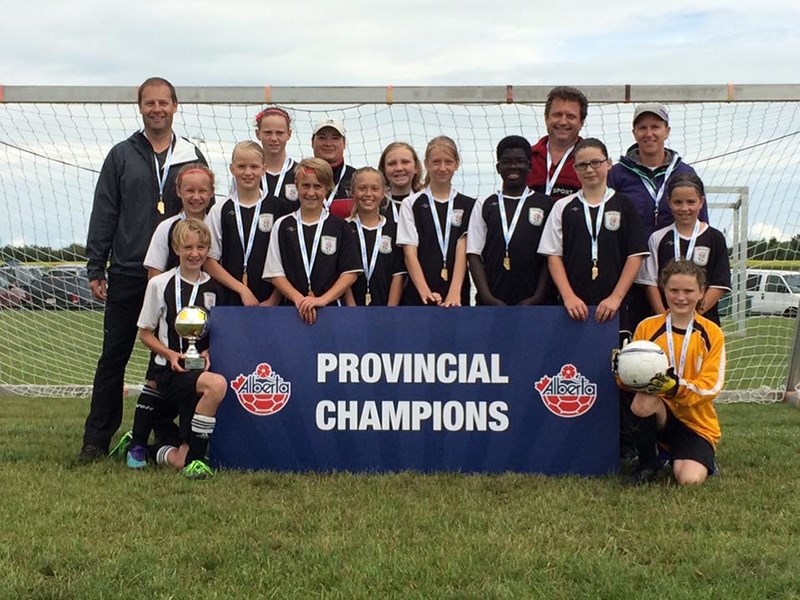 The Athabasca U12 Rebels achieved their early-season goal by clinching the Tier 4 Rural Provincial soccer title.