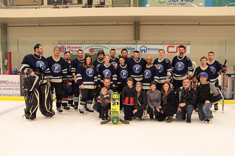 Team Pin Point took home the skateboard trophy from the second annual Hot Karl Memorial Draft Tournament, started in honour of Karl Hetze who passed away from cancer two