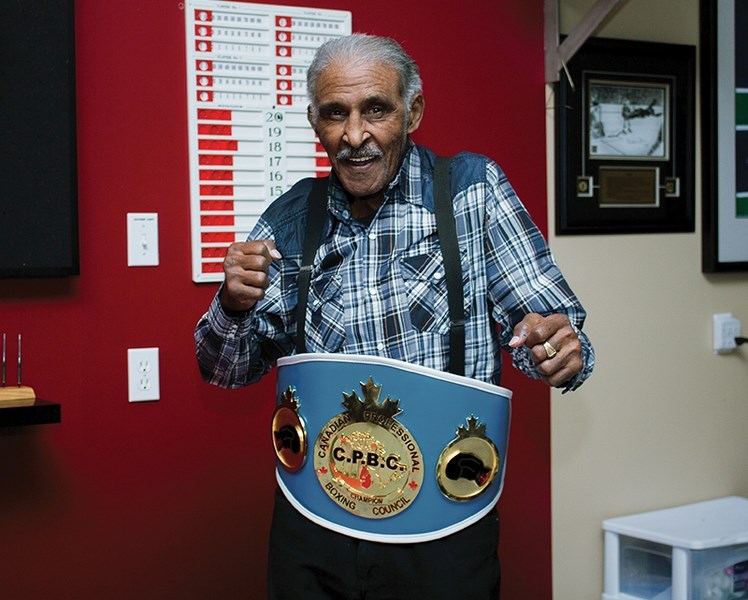 On Feb. 6, Doug Harper received an honourary lifetime champion award from the Canadian Professional Boxing Council.