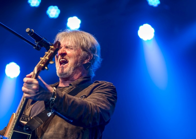 Tom Cochrane performs in Athabasca. After the show, he spoke about the personal importance of putting on a good show for folks who &#8220;lay it down to come out and see” him.