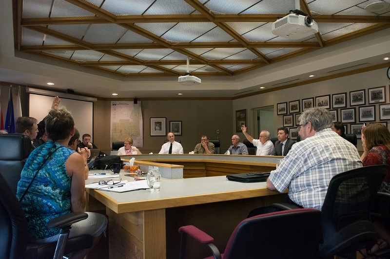 Athabasca County councillors voted to accept a $15,295,000 bid to build the new pool facility June 7 at a joint council meeting they hosted in their chambers. The Town of