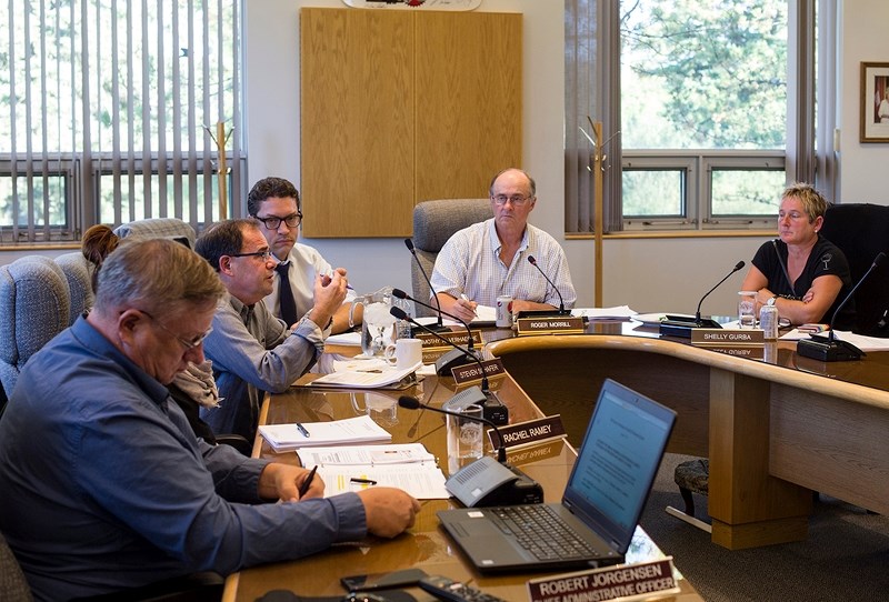 Town of Athabasca council during a special meeting Sept. 15 which was called in order to deal with the recommendations coming out of the municipal inspection report. Council