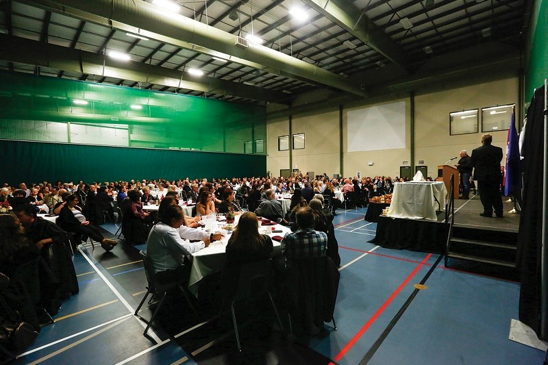 The dinner and awards ceremony pulled in about 345 people in 2016.