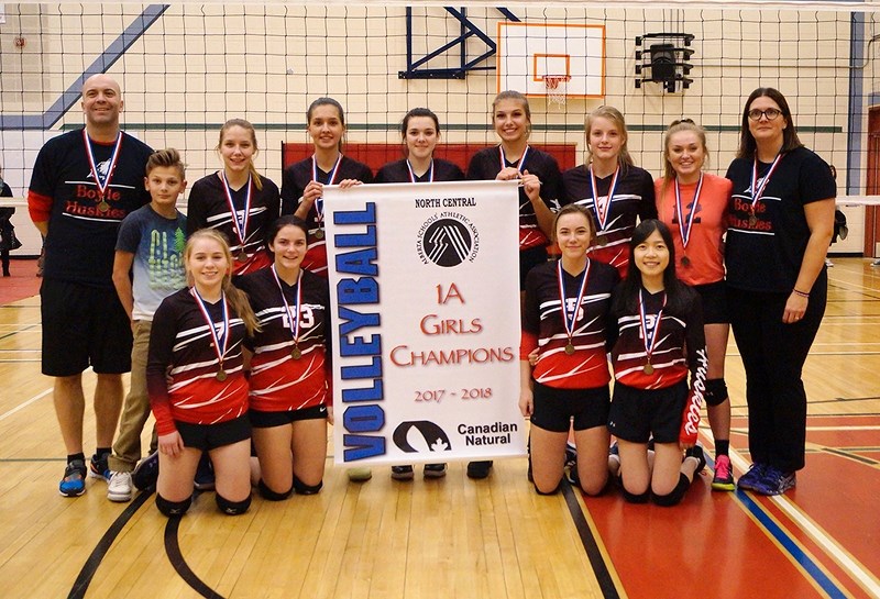The Boyle School senior girls volleyball team emerged victorious at its zone tournament on Nov. 18. With the win, the team earned a spot at provincials starting Nov. 23.