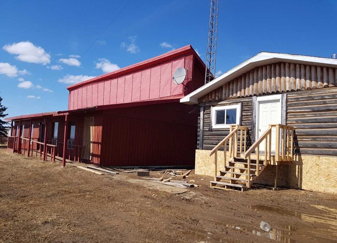  The former Bigstone Cree Nation band office, soon to become the Wabasca museum.