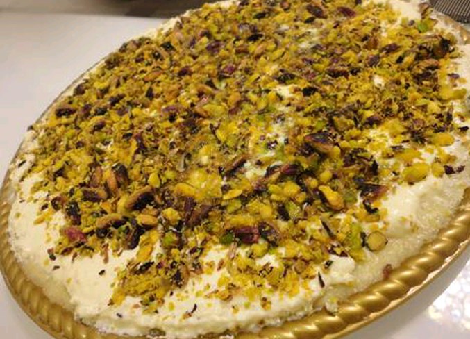 Syrian dinner-cheesecake