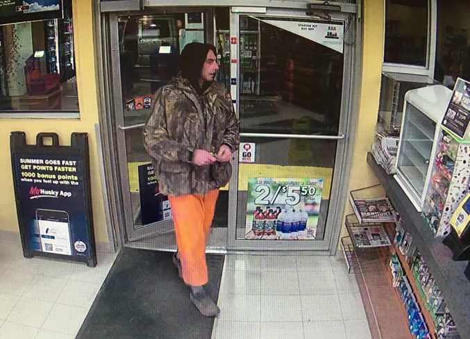  In surveillance footage, an individual was seen getting into a vehicle and driving away with the pump still in the gas tank.