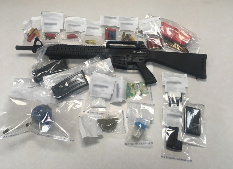 The Barrhead RCMP seized a number of items including cocaine, methamphetamines, marijuana, cash and a firearm on Jan. 12.
