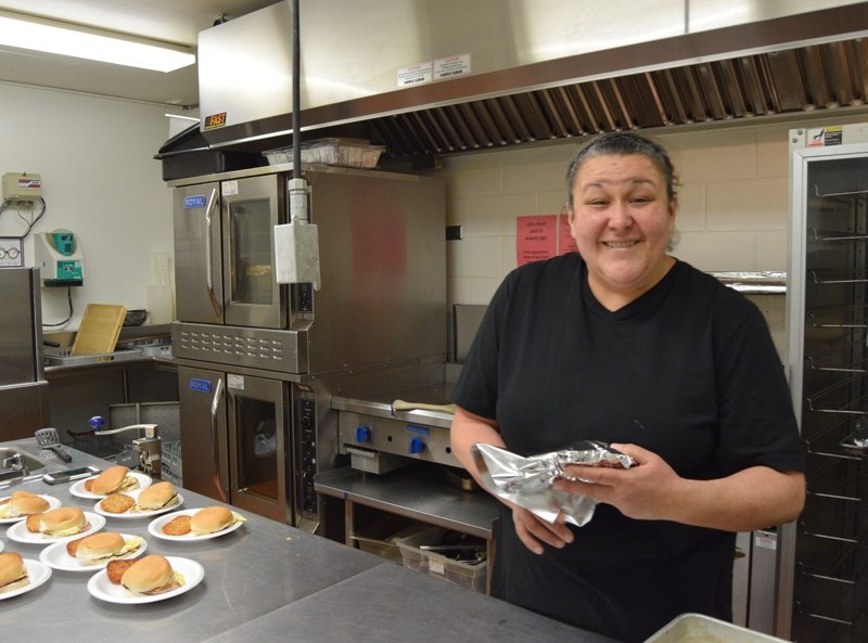 In addition to being Barrhead and District&#8217;s hot lunch program co-ordinator Sandy McCarthy is also in charge of preparing the BES&#8217; breakfasts.