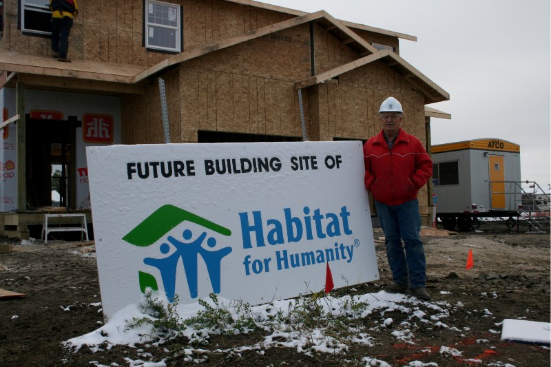 Project co-ordinator Bernie Nikkel says there has been dramatic progress on Barrhead&#8217;s first Habitat For Humanity home over the past few weeks and he expects