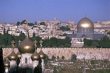Picturesque: Eye-catching domes dominate this view of Israel. Barrhead pilgrims will be visiting Israel and Jordan during two weeks in November, thanks to a pilgrimage being