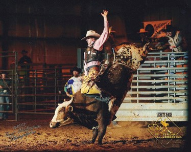Jerett Nash pictured at he EPB event, The Great Northern Bull Dazzle, held in Havre, Montana on March 30, 2012. In August, he will be competing, along with 29 other riders,