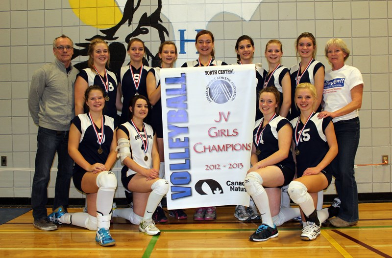 Front, left to right – Cassidy De Groot, Ruby Webster, Tiara Weber, Amy Tuininga.