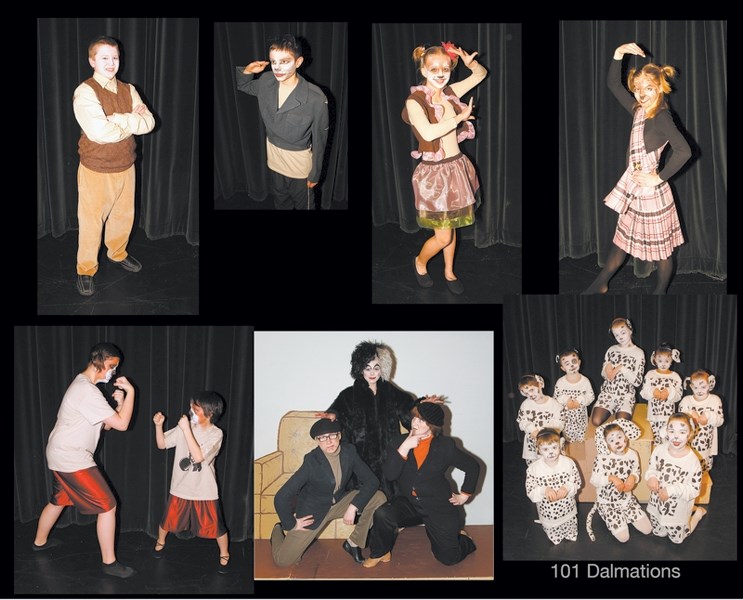 The stars of the 101 Dalmations musical.