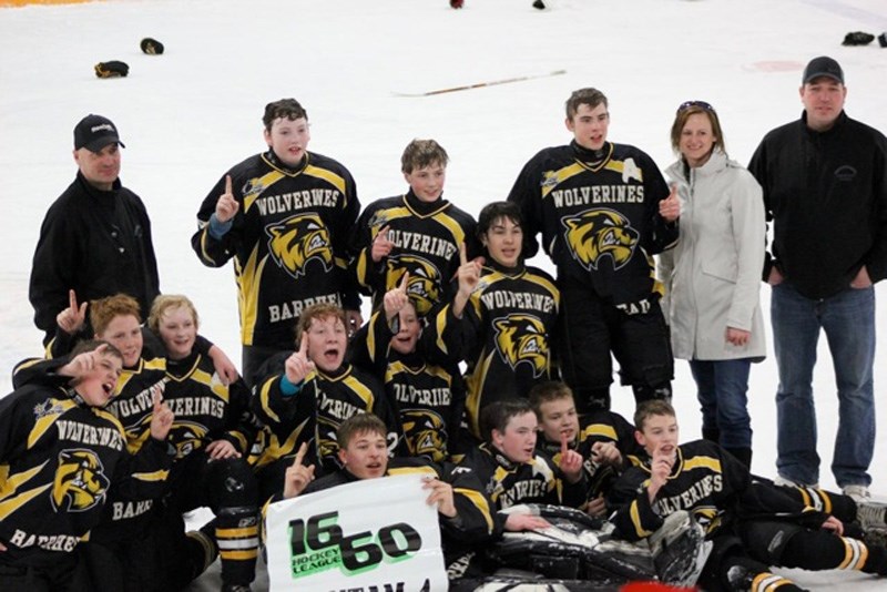 Champions again: The Wolverines roster this season included Brandon Critchley, Cody Wegewitz, Thomas Lutz, Brayden DeRudder, Kyle Sommers, Aedan Card, Lukas Weeks, Kaleb
