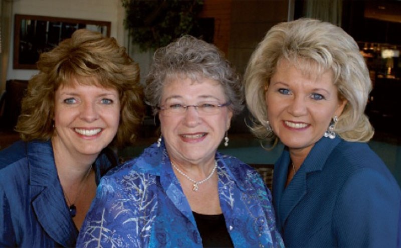Joyful Melody Trio ladies Colleen Durocher, Joyce Dietrich and Cari Blum will be singing at the fundraiser concert this Sunday.