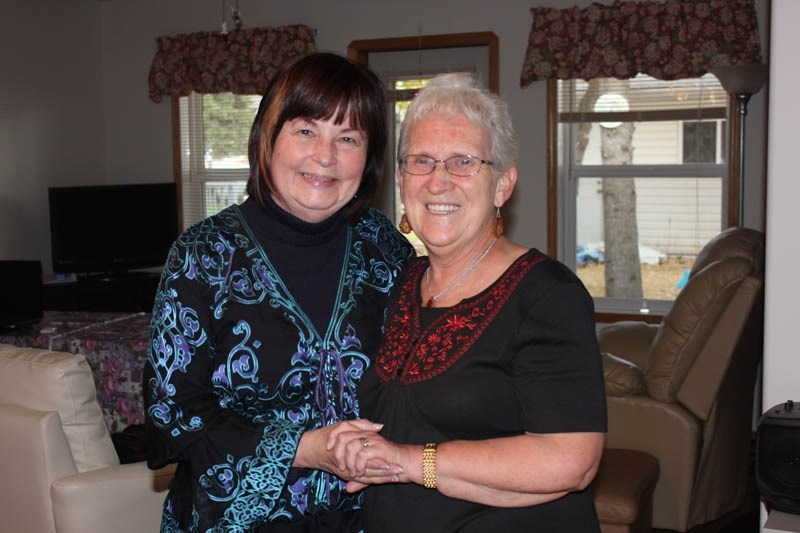Alice Wessenger from Ontario (left) and Barrhead resident Elaine Toma began exchanging letters in 1952 after discovering each other through a &#8220;Pen-pals Wanted &#8221;