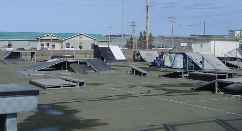 Barrhead &#8216;s skateboard park may be looking a little worse for wear now, but the clean up date scheduled for May 3 will have the facility back in top shape with a full