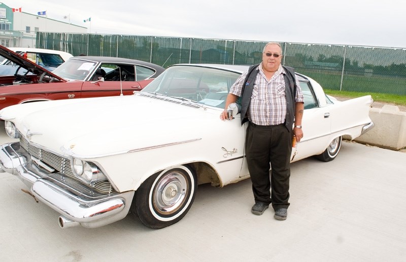 Barrhead Chariots Car Club president Charles Clow, pictured above with his 1958 Imperial, is hoping for 100 cars at Barrhead&#8217;s annual Antique Car Run May 31.