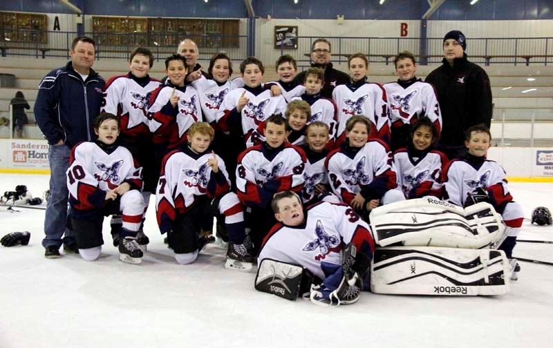 The Edmonton Eagles took home the winning title after winning the final game of the tournament against the Edmonton Thunderbirds.