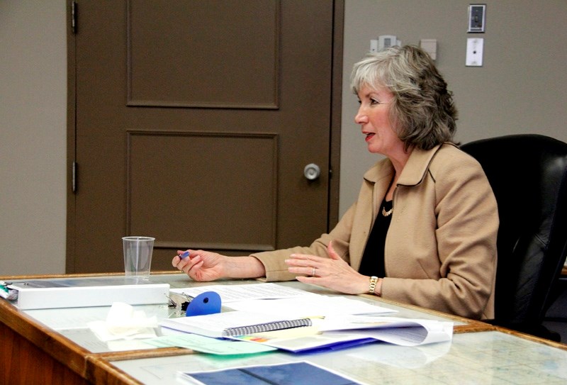 Maureen Kubinec, MLA for Barrhead-Morinville-Westlock, explained the current fiscal situation to Barrhead County Councillors during their regular council meeting on Tuesday,