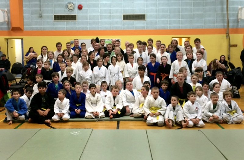 Seventy-five fighters from all over the region took part in an annual ju-jitsu tournament in Alberta Beach on Saturday, Feb. 14.