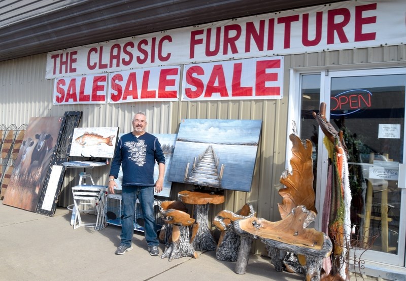 Calvin Schultz, owner of Classic Furniture Gallery, will be closing his business after 22 years.