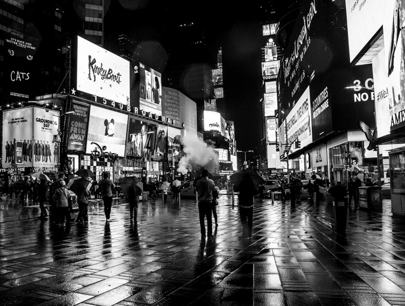 Erica Soetaert &#8216;s photo of Times Square was picked as the best picture of the trip.