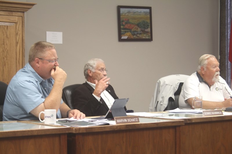 County of Barrhead councillors received a letter from the Town of Barrhead requesting consideration of a cost share proposal Aug. 1. Council voted to postpone any