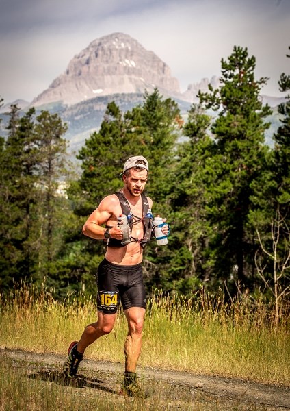 Murray Tuininga taking part in the Sinister Seven race last month.