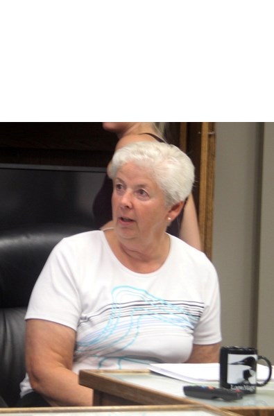 Pickleball committee treasurer Judy Bohn was part of a delegation that approached County of Barrhead council with a $400 request to purchase new nets Sept. 5. Council voted