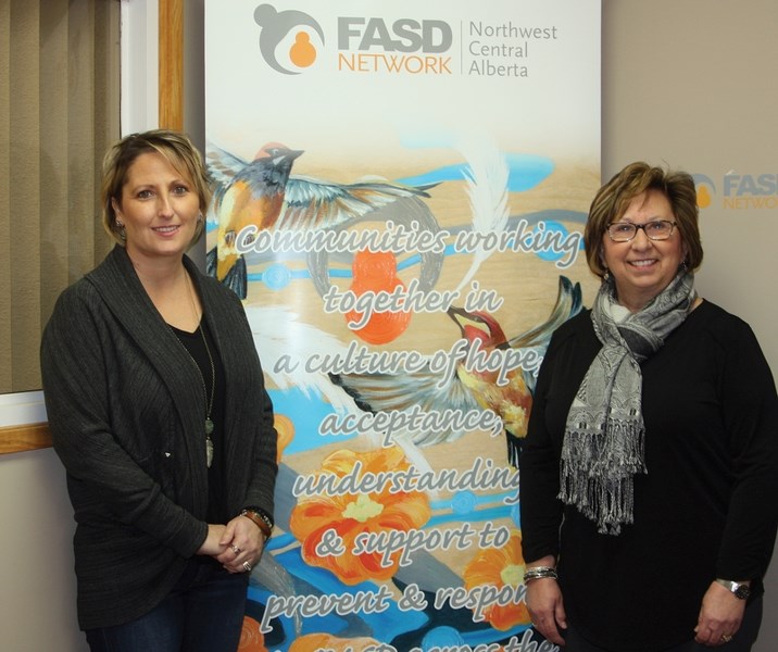 Yvette Kraychy (left) of the FASD Network and Cindy Olchowy of FCSS will travel to Vancouver April 18-21 for the In-ternational Research Conference on Adolescents and Adults
