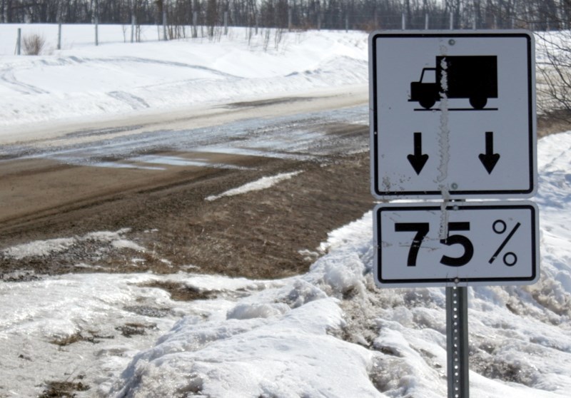 Westlock County council voted 7-0 March 13 to implement road bans, which will start March 26.