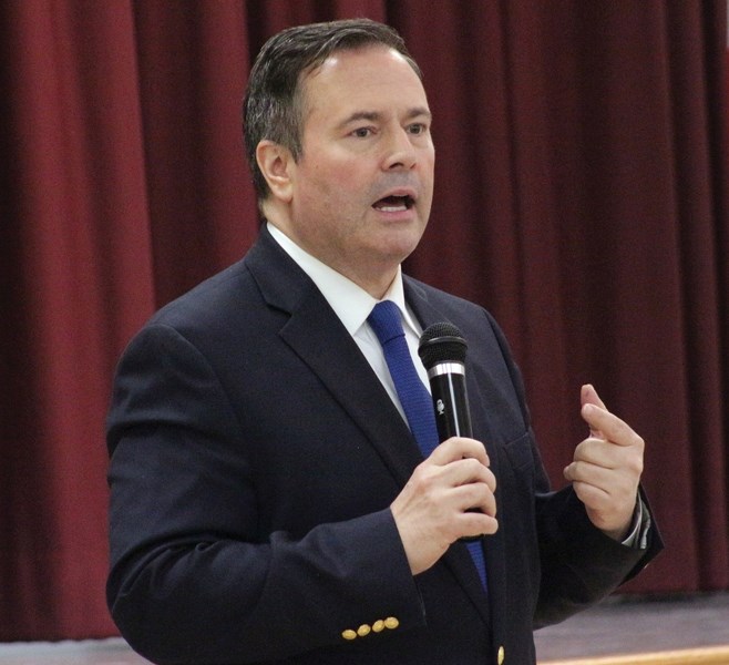 United Conservative Party leader Jason Kenney spoke at Memorial Hall March 23 during a party fundraiser. If elected premier, Kenney vowed to repeal the carbon tax, halt the