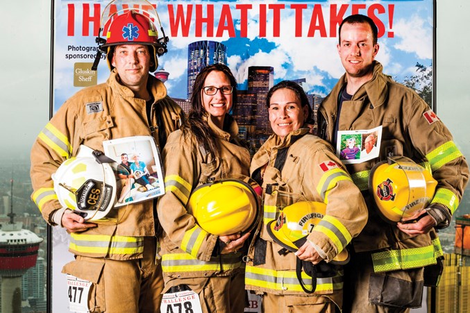 firefighter stair climb