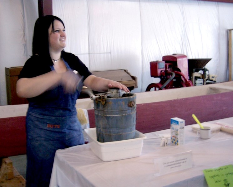 Homemade ice cream is always a crowd pleaser at the Westlock Pioneer Museum Pioneer Days celebration. This year&#8217;s event runs this coming Saturday from 1 to 4 p.m.